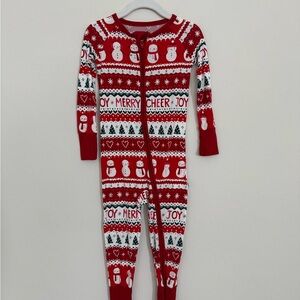 Little Sleepies Festive Fair Isle Zippy 2T